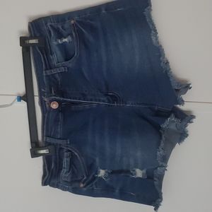 Denim shorts